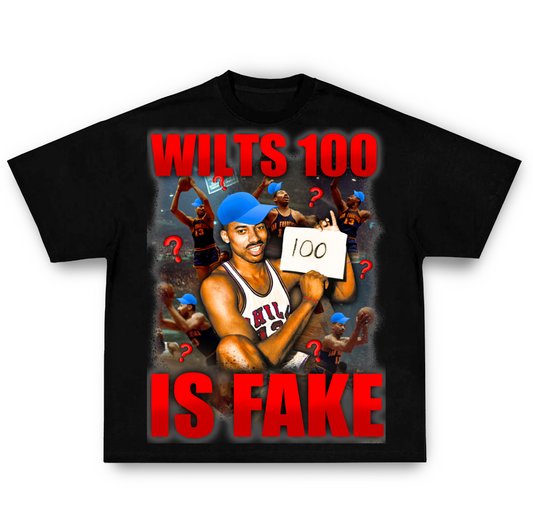 Wilt's 100 Is Fake Shirt